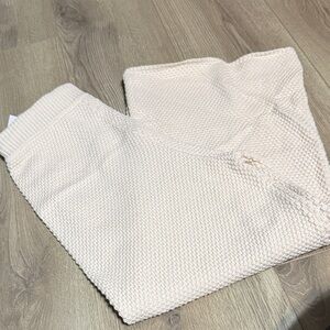 Sincerely Jules Cream Textured Pants